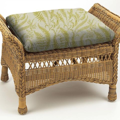 Folium Chartreuse Box Cushion