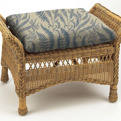 Folium Denim Box Cushion