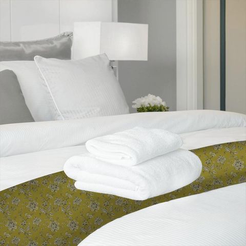 Palampore Chartreuse Bed Runner