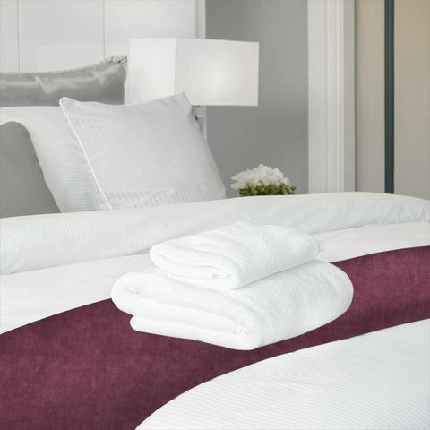Martello Raspberry Bed Runner