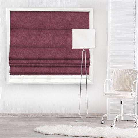 Martello Raspberry Made To Measure Roman Blind