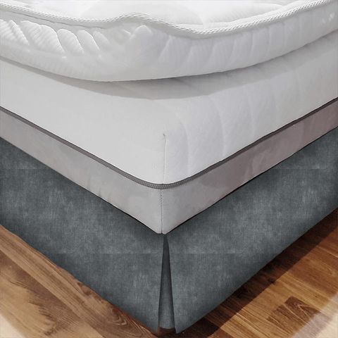 Martello Charcoal Bed Base Valance