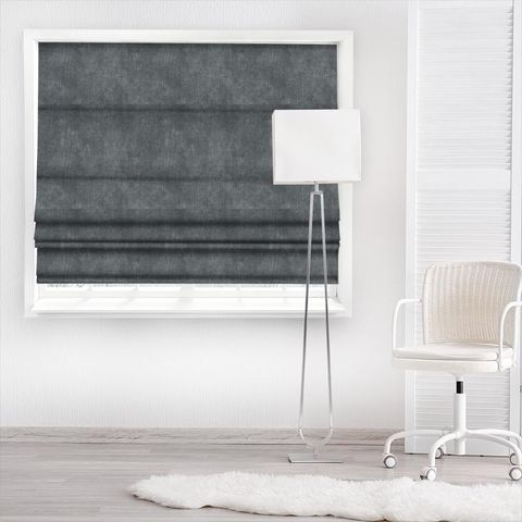 Martello Charcoal Made To Measure Roman Blind