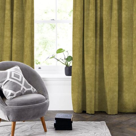Martello Chartreuse Made To Measure Curtain