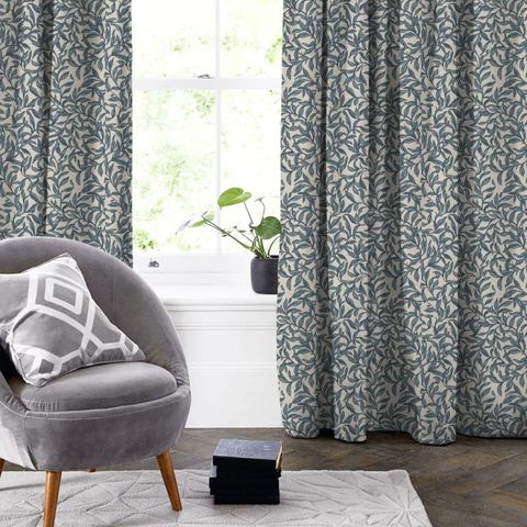Entwistle Teal Made To Measure Curtain