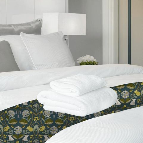 Forester Forest/Chartreuse Bed Runner