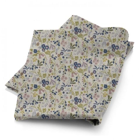 Ashbee Teal/Blush Fabric