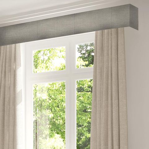 Bempton Charcoal Pelmet