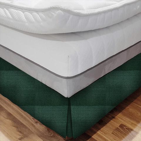 Malleny Emerald Bed Base Valance