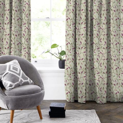 Cervino Mulberry Made To Measure Curtain