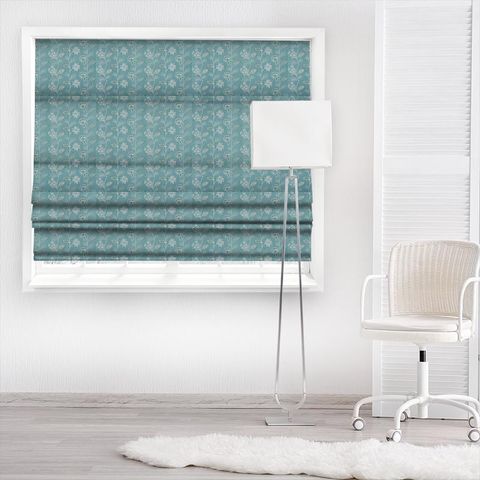 Gypsy Teal Made To Measure Roman Blind