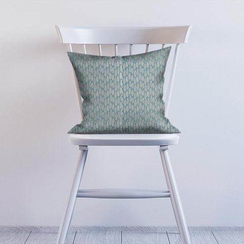 Quill Teal Cushion