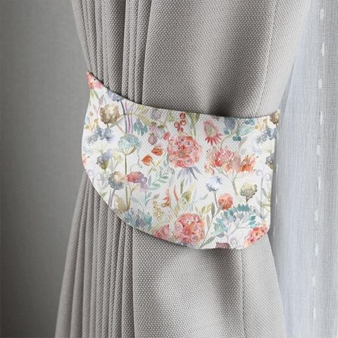 Patrice Cinnamon Ecru Tieback