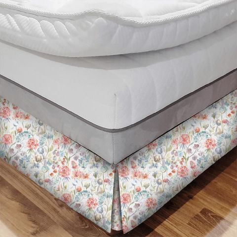 Patrice Cinnamon Ecru Bed Base Valance