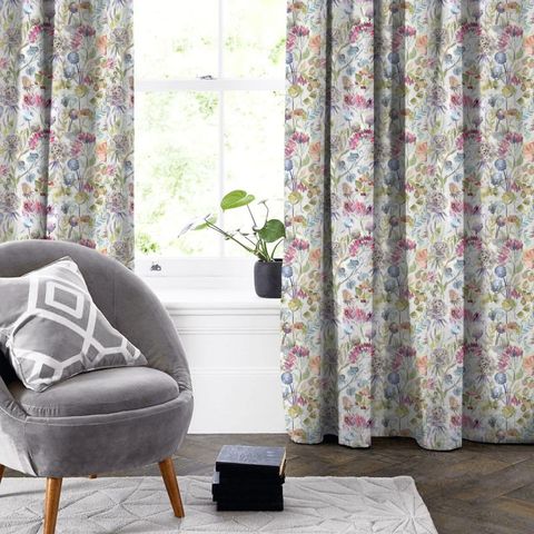 Patrice Loganberry Linen Made To Measure Curtain