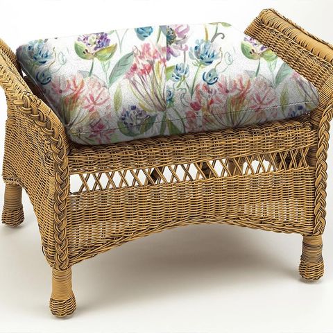 Pom Pom Floral Summer Box Cushion