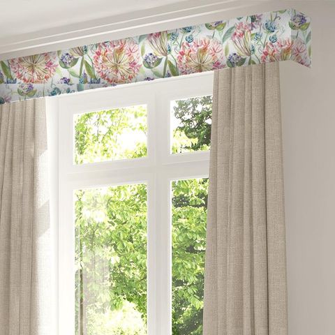 Pom Pom Floral Summer Pelmet