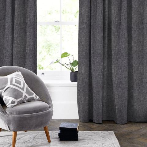 Galaxy Anthracite Made To Measure Curtain
