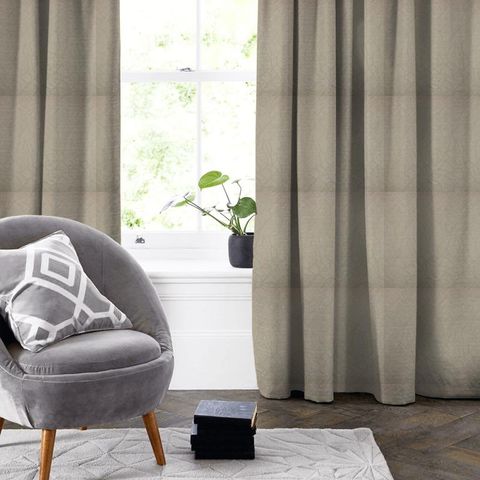 Atlas Champagne Made To Measure Curtain