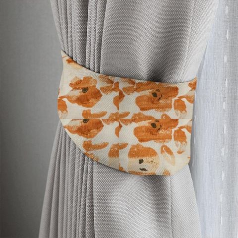 Portofino Burnt Orange Tieback