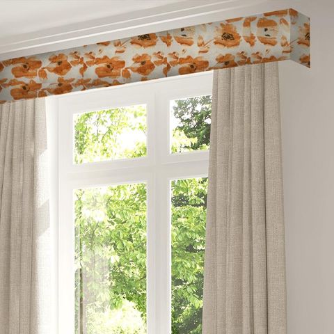 Portofino Burnt Orange Pelmet