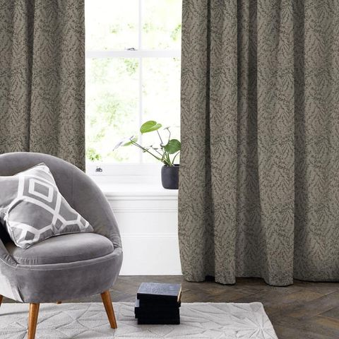 Fabio Taupe Made To Measure Curtain