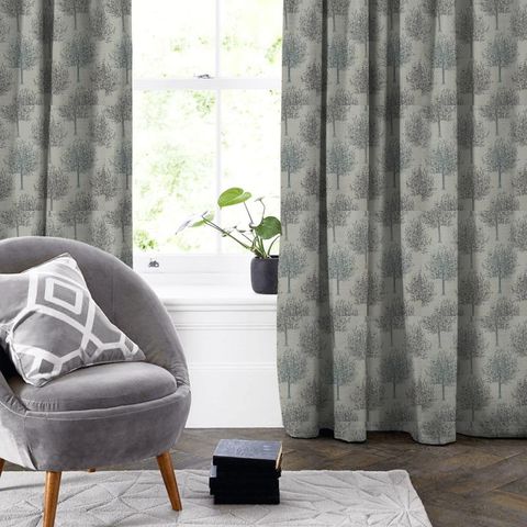 Rossini Teal Made To Measure Curtain