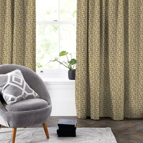 Vercelli Ochre Made To Measure Curtain