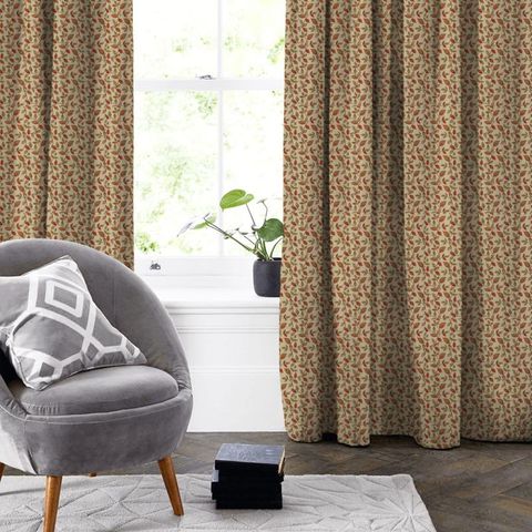 Vercelli Orange Made To Measure Curtain