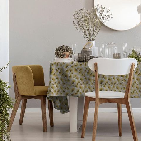 Gingko Ochre Tablecloth