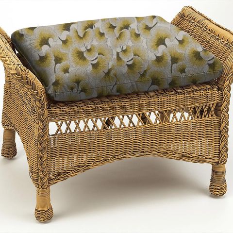 Gingko Ochre Box Cushion