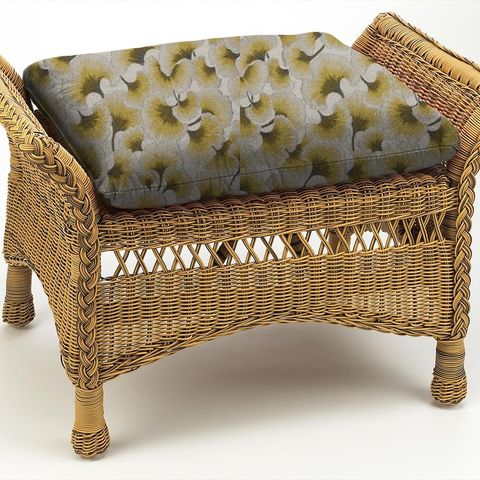 Gingko Ochre Box Cushion