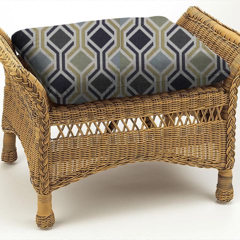 Mosaic Olive Box Cushion