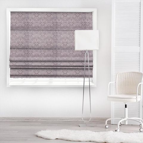 Padang Heather Made To Measure Roman Blind