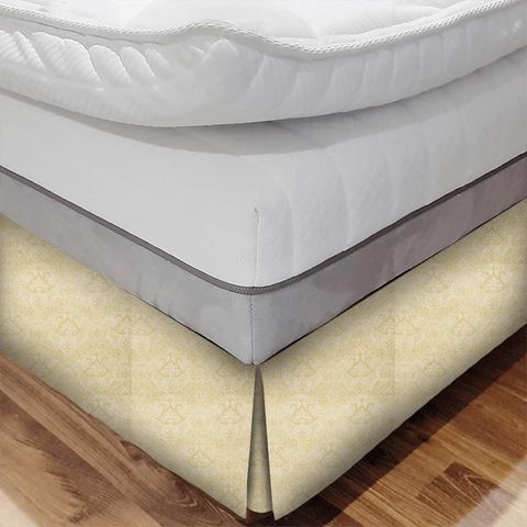 Padang Ochre Bed Base Valance