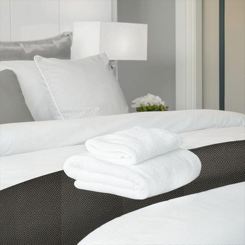 Minos Charcoal Bed Runner