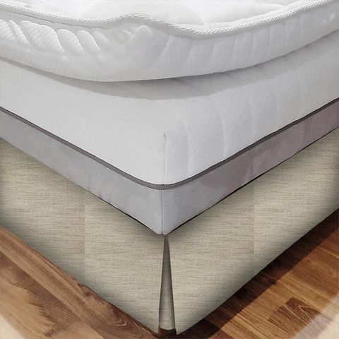 Corvus Taupe Bed Base Valance
