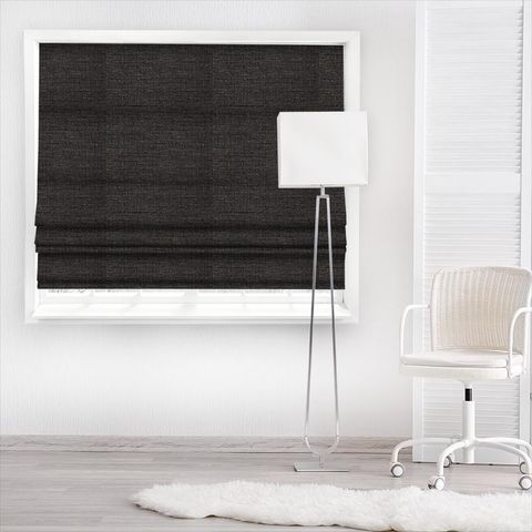 Draco Charcoal Made To Measure Roman Blind