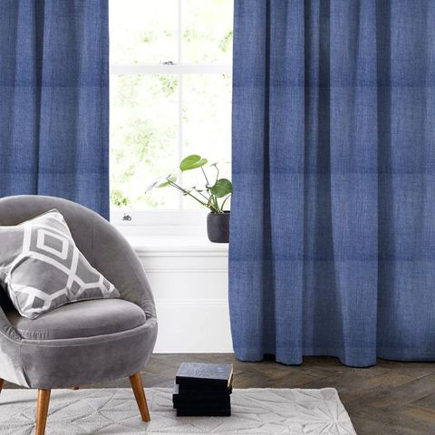 Odin Moonlight Blue Made To Measure Curtain