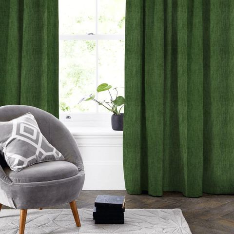 Sintra Elm Green Made To Measure Curtain
