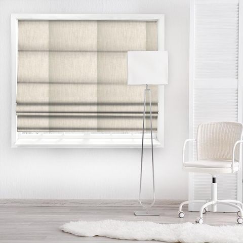 Sintra Oatmeal Made To Measure Roman Blind