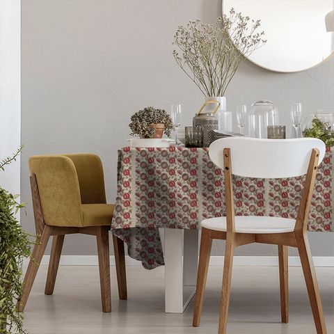 Figs and Strawberrys Ruby Tablecloth