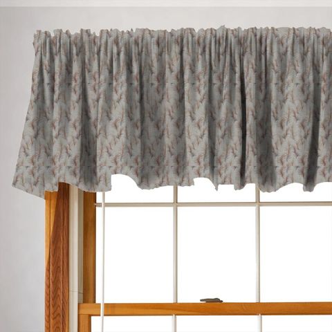 Feather Boa Coral Valance