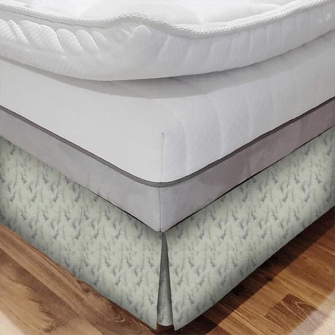 Feather Boa Heather Bed Base Valance