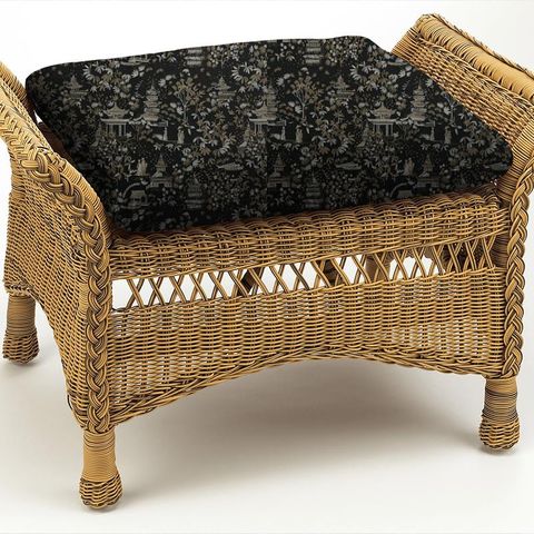 Chinoiserie Jet Box Cushion