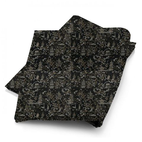 Chinoiserie Jet Fabric