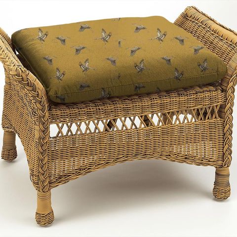 Cranes Gilt Box Cushion