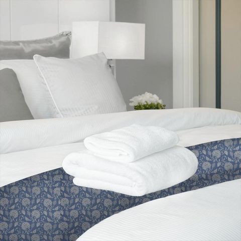 Adriana French Blue Bed Runner