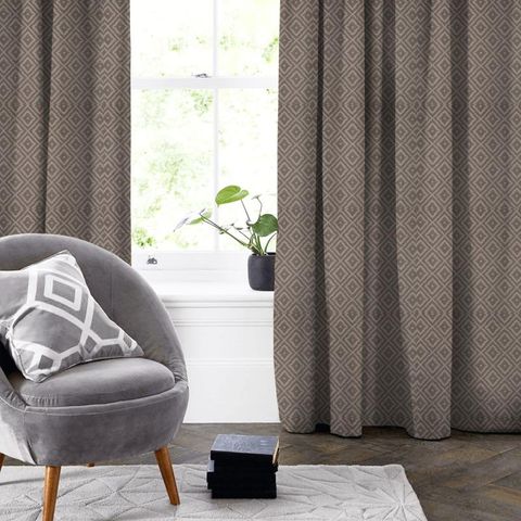 Damara Dusky Pink Made To Measure Curtain