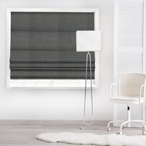 Apollo Smoke Made To Measure Roman Blind